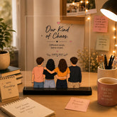 Personalized Friendship Acrylic Plaque with Custom Illustration