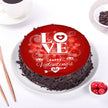 Chocolate Truffle Valentine Cake - Heart Shaped Dessert