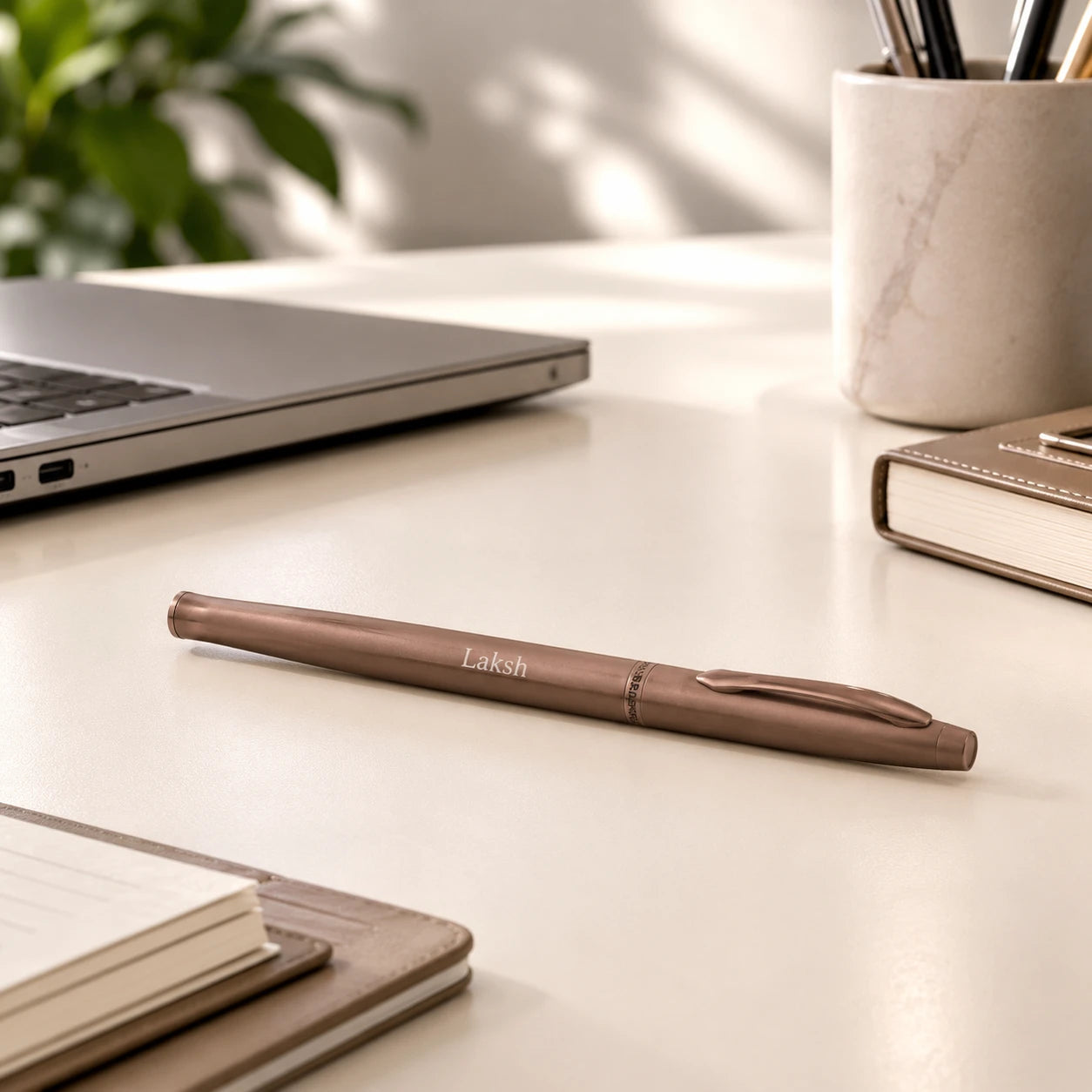 Opulent 2 premium ball pen with bronze finish