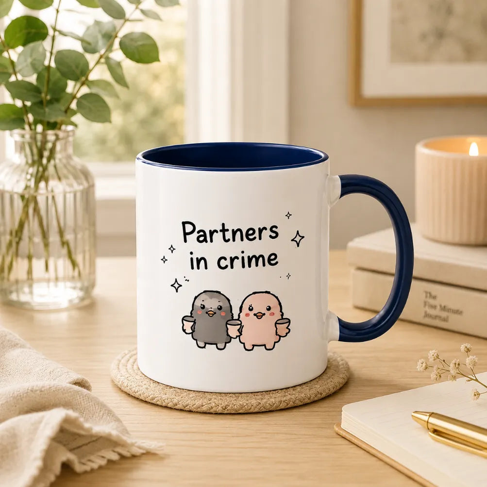 Partners in Crime Friendship Ceramic Mug