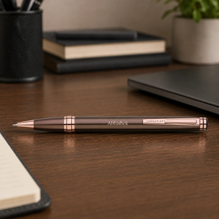 Aero Brushed Rose Premium Ball Pen
