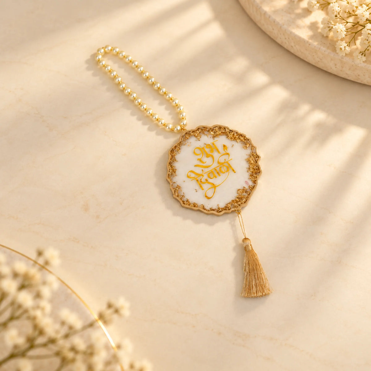 Shubh Safar – Diwali Resin Car Hanging