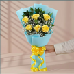 6 Yellow Roses Bouquet