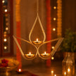Hanging Diya with T-Lights