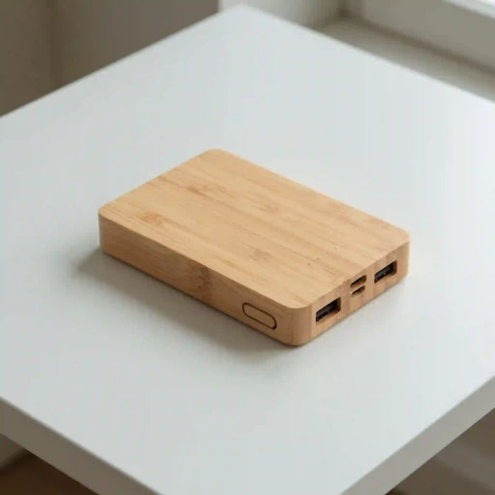 upper shot Aspen Mini 5000mAh portable powerbank ultra compact custom charger and personalized tech gifts