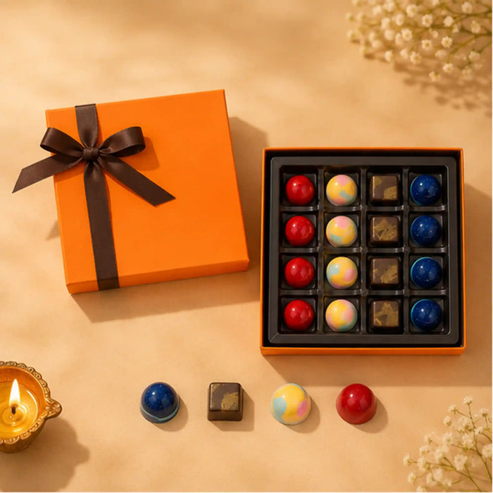 Classic Bonbon Box of 16 – Assorted Centre-Filled Chocolates