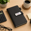 Notebook-Style Diary with Metal Closure