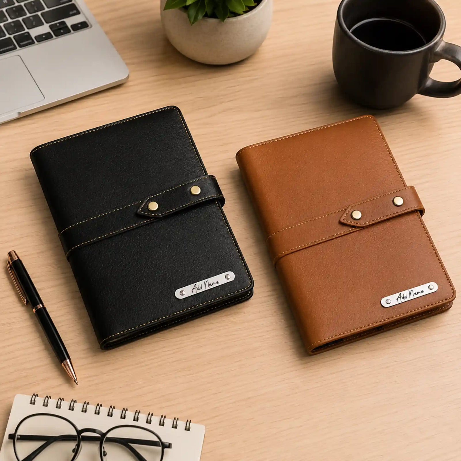 Premium A5 Executive Notebook with Detachable Organizer