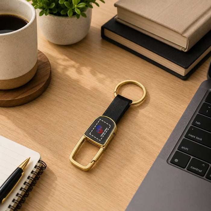 Modern Metal Keychain