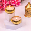 Hammered Metal Diya (2 units)