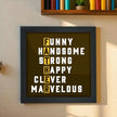 Handsome Father Poster Frame Gift For Father's Day