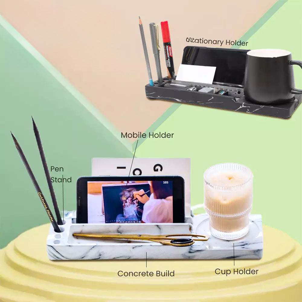 Brik Desk Organizer Black