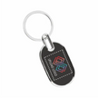 Grey Steel Minimalist Keychain