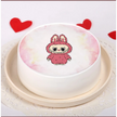 Labubu Vanilla Cake