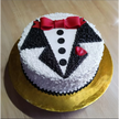 Little Boss Chocolate Fondant Cake