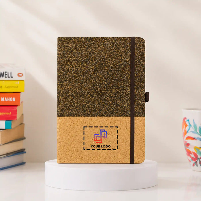 Mocha A5 Diary with logo