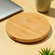 15W Wireless Bamboo Charger - Eco-friendly Power
