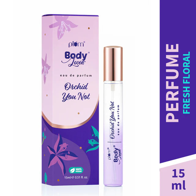 Orchid-You-Not Eau De Parfum for women in 15ml bottle with floral packaging, fresh floral scent ideal for gifting and everyday use.