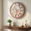 Pink Geode Wall Clock