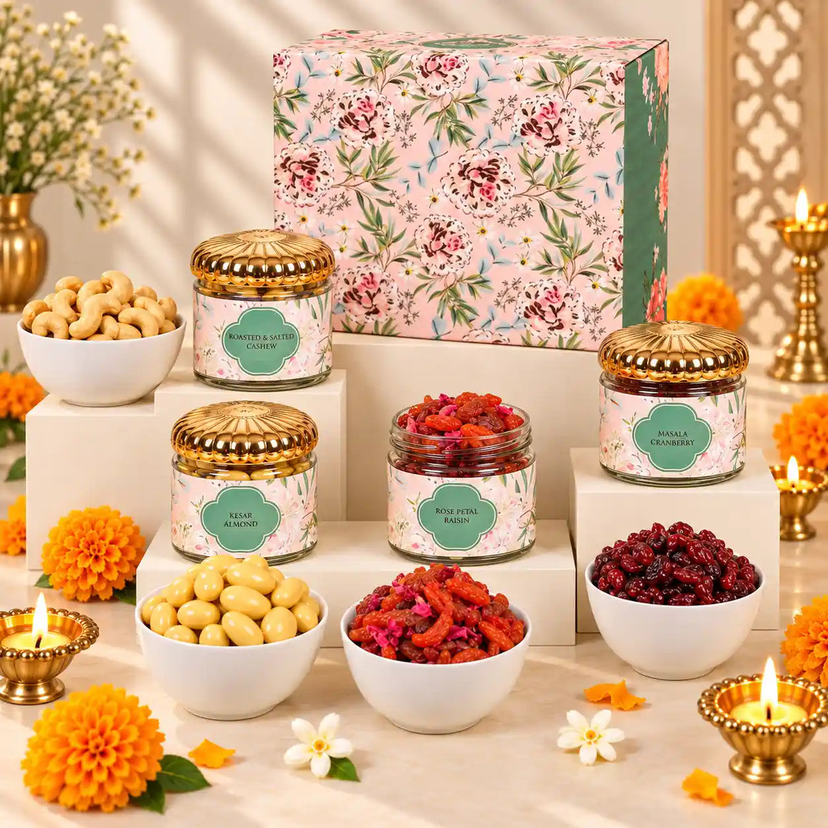 Elegant Festive Dry Fruit Hamper