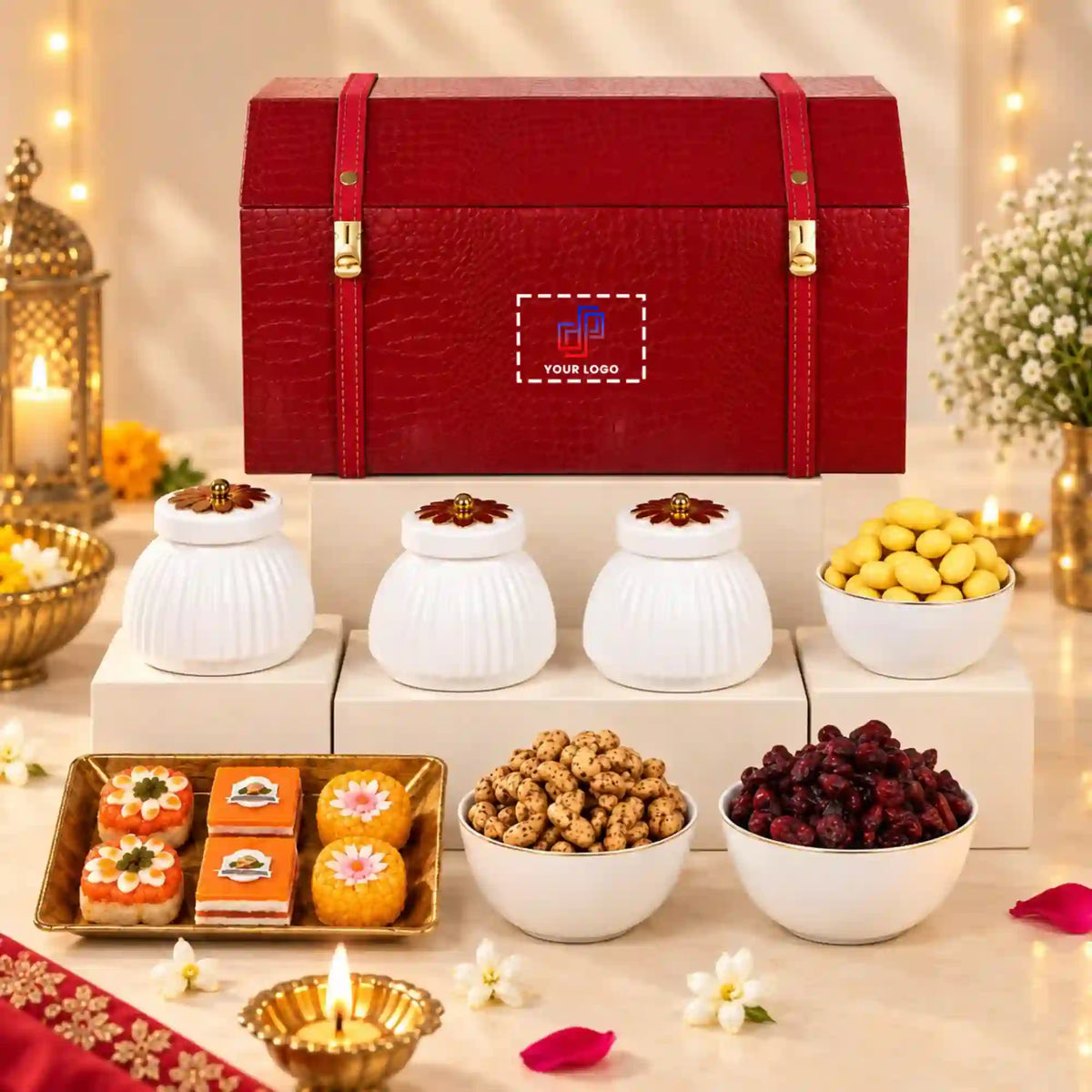 Sovereign Festive Dry Fruit & Mithai Hamper