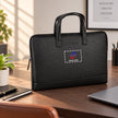 Racie Premium Black Laptop Sleeve with Luggage Strap & Handle