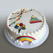 Rainbow Delight Cream Cake