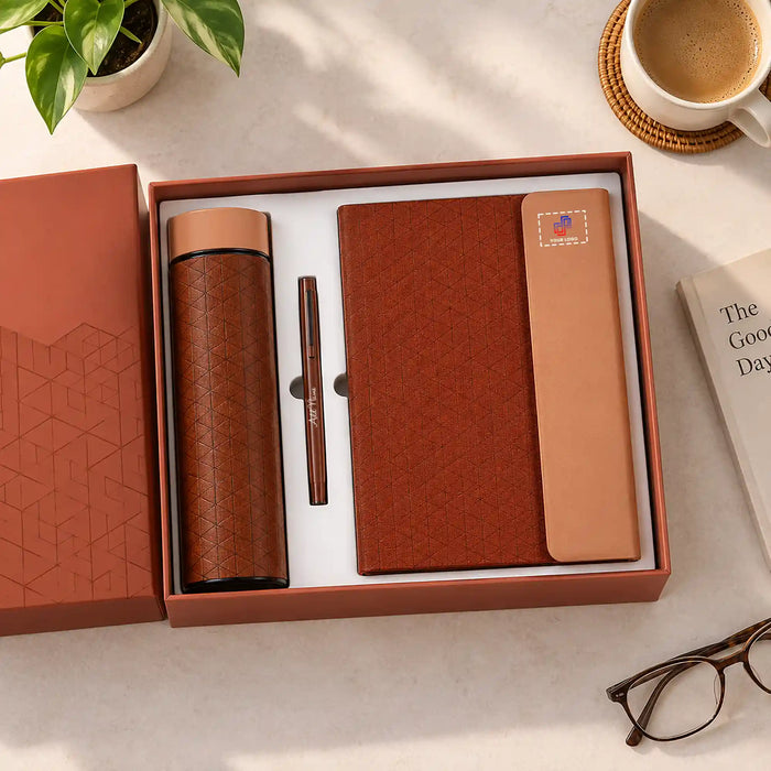 Premium Diary, Pen & Bottle Corporate Gift Set