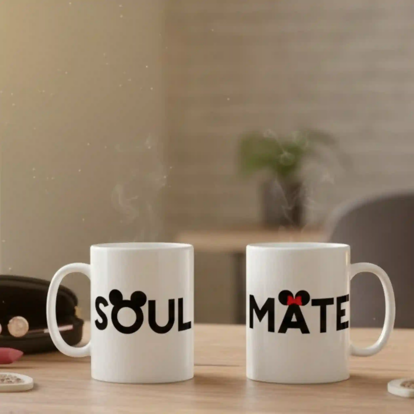 kept soul mate mugs at distance Soul Mate Couple Mug 350 ml romantic beautifully designed keepsake and soul mate couple mug