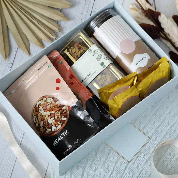 Radiant Celebration Box – Premium Gourmet & Wellness Hamper