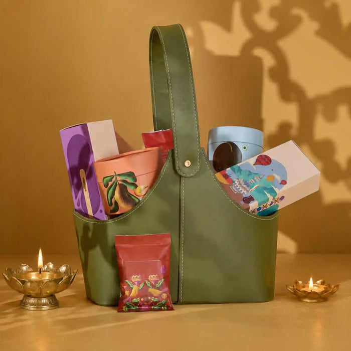 The Harmony Green Hamper – Premium Festive Gourmet Gift Hamper
