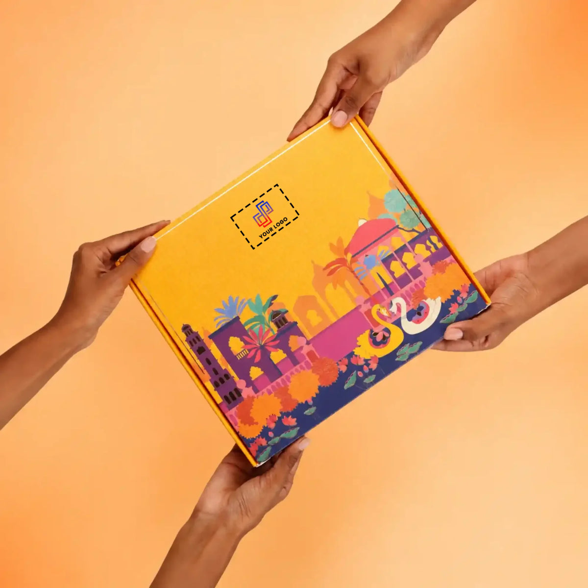 Utsav Mahal Box – Premium Festive Gourmet & Diya Hamper