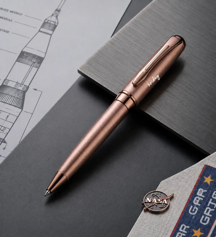 Titan Brushed Rose Premium Ball Pen