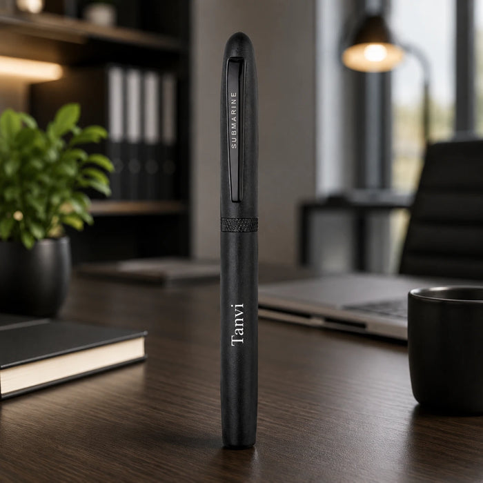 Black Magnet Roller Pen