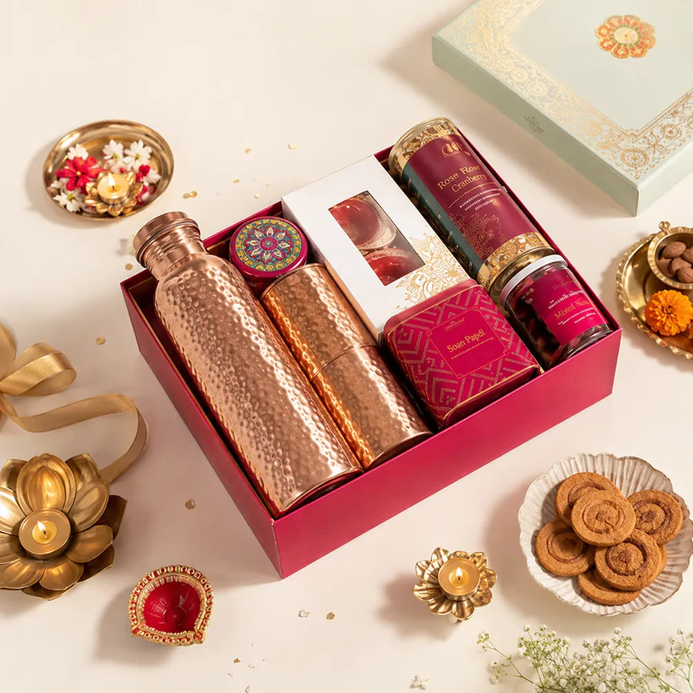 Premium Copper Classic Diwali Gift Hamper
