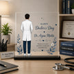 Personalized Male Doctor Acrylic Plaque